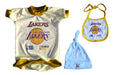 Baby Set NBA Los Angeles Lakers - Body + Extras 0