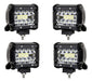 Arias 4 x 60W LED Auxiliary Lights Kit Total 240W Spot Flood 4x4 0