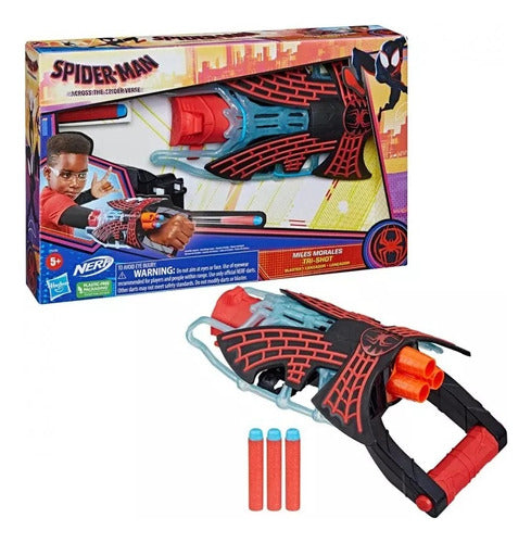 Nerf Spiderman Miles Morales Tri-shot Blaster 0