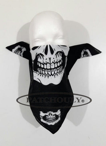 Patchouly Artesanias Bandana Pañuelo Skull Calavera 100%Algodón Unisex Original 6