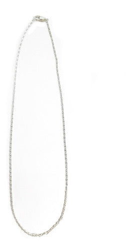 Iko Shop Unisex Rectangular Link Chain Necklace Surgical Steel 1