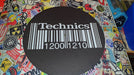 Technics Codigo De Barras Slipmat Paño Latex Modelos Unicos 2