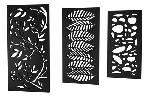 Zyx Mecanizados Panel Decorativo - Black MDF 3mm, 60 x 120 cm 1