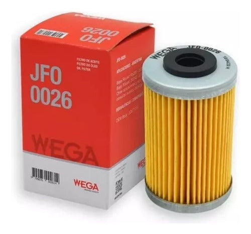 Filtro Aceite Wega Ns 200 As Dominar 400 Motos Liber 0