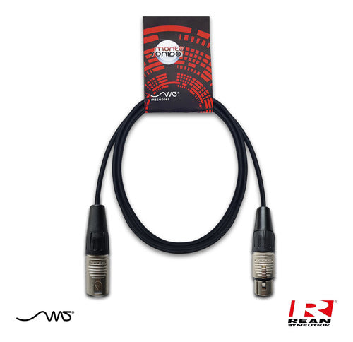 MSCables XLR Male to Female Cable 90 cm Rack Interconnection 2