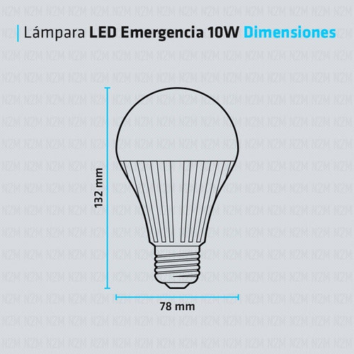 Coper Light Emergency LED Lamp 10W 3 Hour Autonomy Cool White 4