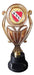 Trofeo Plástico Copa Plana Independiente 18cm Souvenir 0