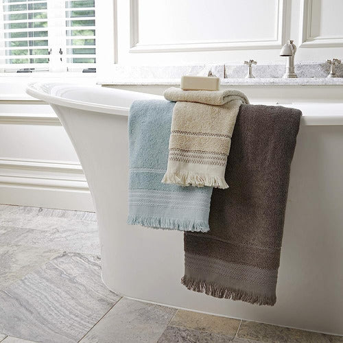 Skl Home By Saturday Knight Ltd. Jude Fringe Bath Towel 4