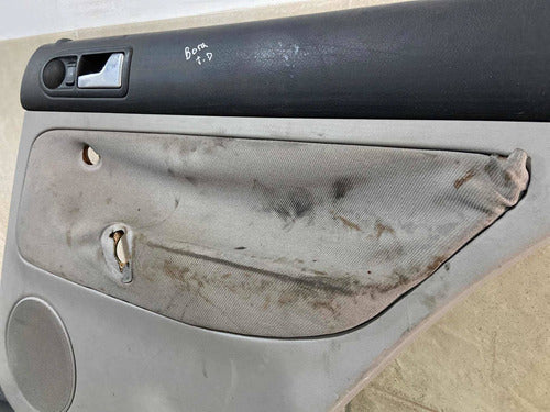 Tapizado Puerta Volkswagen Bora Original Trasero Dere Gris 1