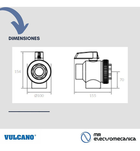 Vulcano 2-Way Multi-Valve - Glue or Thread 4