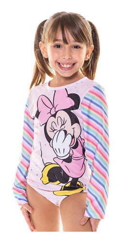 Girls Long Sleeve Full Bodysuit Minnie Disney Cocot Art 20925 0