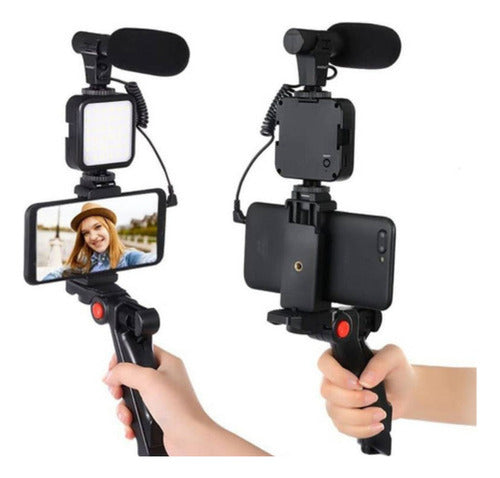 Atera Video Streaming Kit with LED Light, Microphone, Remote Control 3