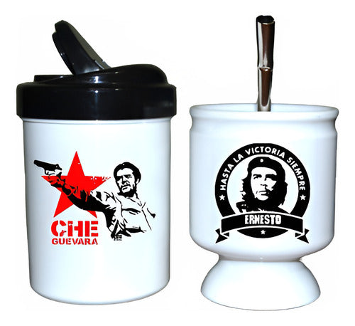 Athenas Mates De Polymer Sublimado + Yerbera - Che Guevara 0