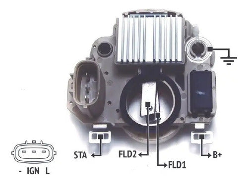 Nosso Voltage Regulator 12V Chevrolet Tracker Suzuki Vitara 1