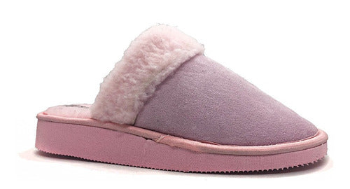 Sky Blue Women's Winter Sheepskin Slipper Skyblue Size 35 to 40 Model 9005 11