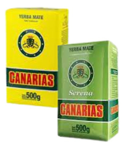 Canarias Yerba Mate Combo Clásica + Serena X2u Natural 500gr 0