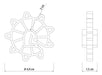 Espaçador Plástico Circular Tramontina 20 Mm Para Ferragens 1