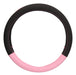 Universal Steering Wheel Cover (Diam.38) Cool Line Black/Pink 3
