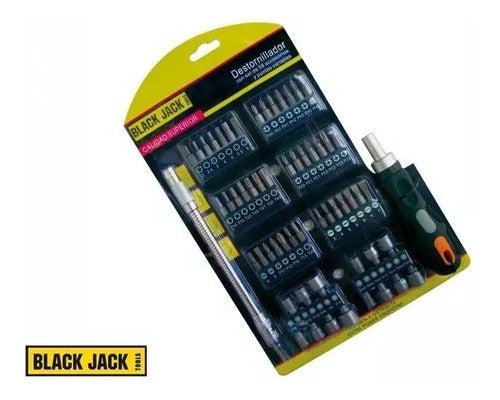 Black Jack Screwdriver Bits and Tubes Set X 58 Pcs with Holder 1