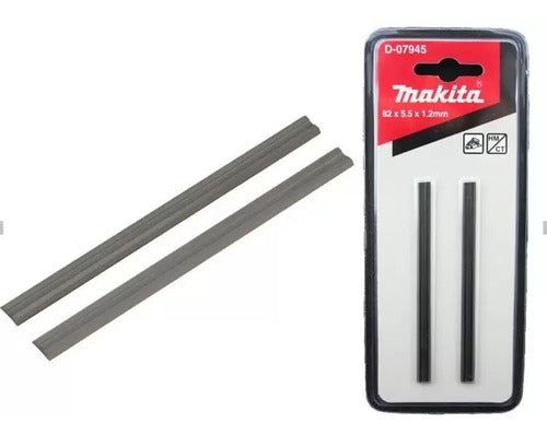 Juego Cuchilla Cepillo Makita D-07945 Widia 82mm 0