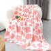 Lightweight Soft Pink Fleece Blanket 4