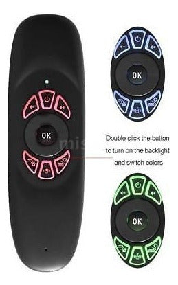 Key: 2.4 G Mini Wireless Keyboard Air Mouse Remote Control for TV 4