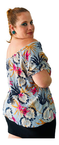 Floral Paisana Blouse Pili Plus Size Summer Specials 27