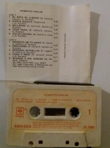 Lote Tres Cassettes De Roberto Carlos 3