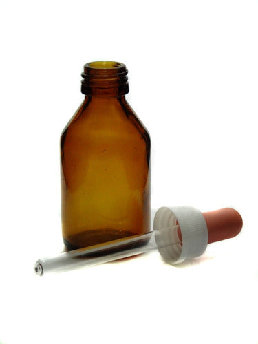 20 Units Amber Eye Dropper Bottle 20cc with Glass Pipette 1