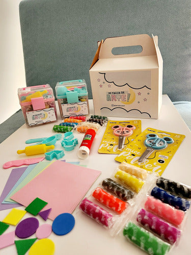 My Art Case Set for Kids - Scissors, Paper, Modeling Clay 1