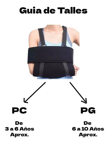 Pediatric Shoulder Arm Immobilizer Sling 2