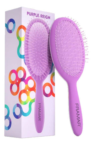 Framar Purple Reign Detangling Brush 1