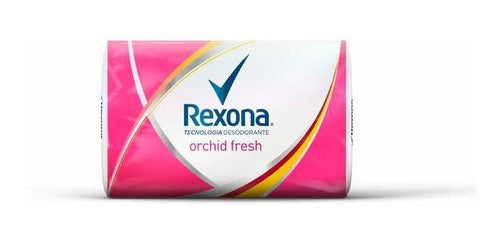 Pack X 6 Unid. Jabon Tocador  Orchifresh 125 Gr Rexona Jabo 0