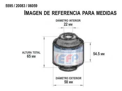 Kit Barra Estabilizadora + Parrilla P/ Ford Fiesta  8x 5