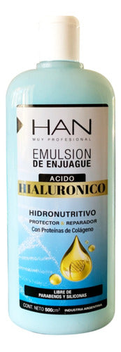 Han Kit Acido Hialuronico Shampoo+acondicionador+mascara 3