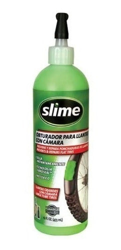 Slime Tire Sealant 8 Oz for Bicycles and Motorcycles 0