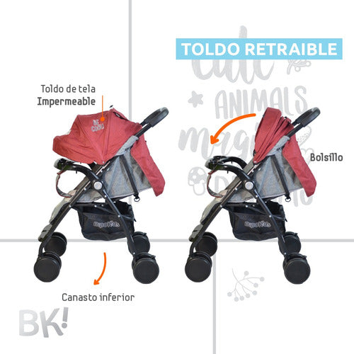 Lightweight Compact Baby Stroller Crib 31