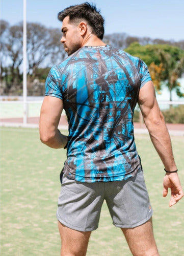 Men's Sublimated Sports T-Shirt Lycra Urban Luxury 23