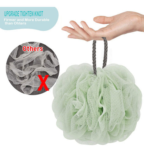 Dadymart Luffa Shower Sponge, 2.65 Oz, Bath Mesh 1