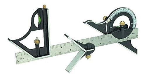 Pittsburgh 12 Combination Tri Square Set Angle Finder and Protractor 0