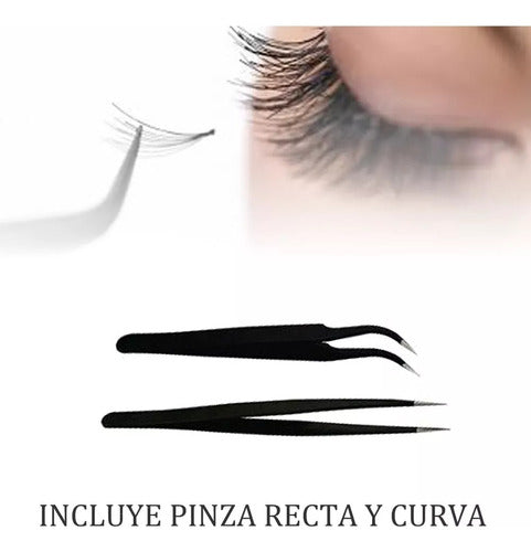 Practice Eyelash Hair by Hair Makeup Kit with Mannequin 8