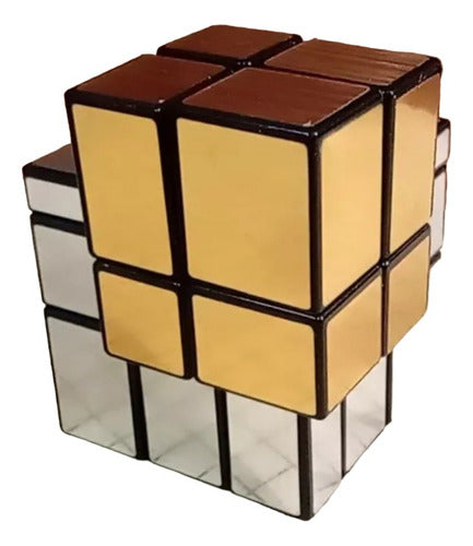 ShengShou Rubik Mirror Metalizado Ilusión Plata Bubón Oro Rosario 0