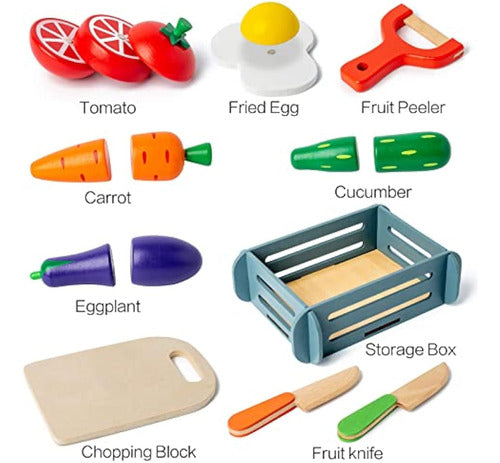 Jocy Magnetic Wooden Food for Kids 1