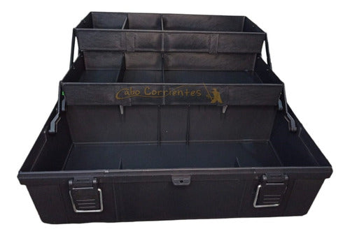 Mauri 430 L Fishing Organizer Box with 2 Foldable Trays 23