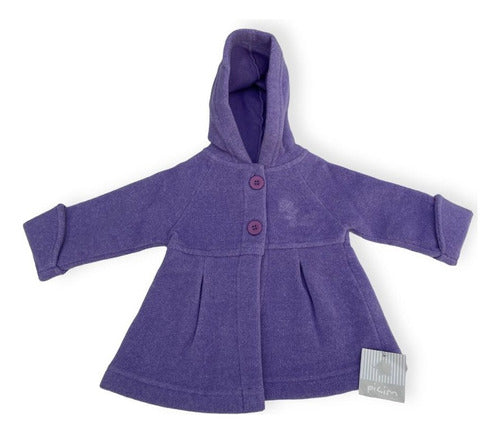 Generic Tweed Coat with Hood for Baby (9579) 5