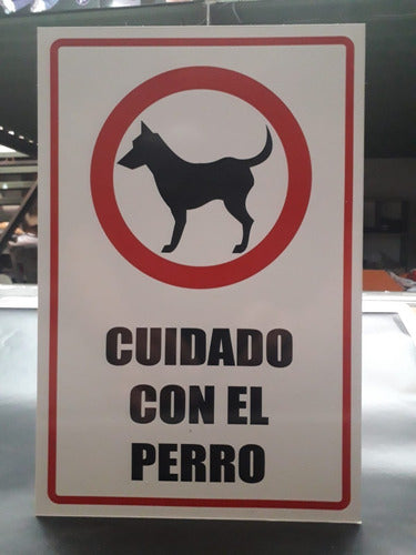 Impresionart Sticker Cuidado Perro 0