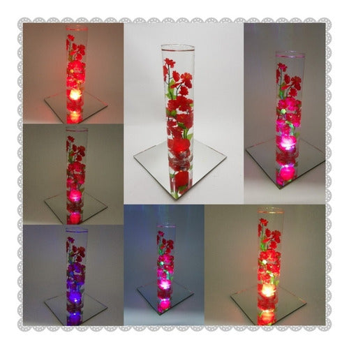 LED Light Centerpiece Vase for Modern Luminous Events C 4