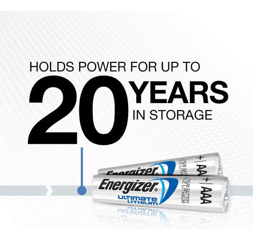 Energizer Ultimate Lithium AAA Batteries 8 3