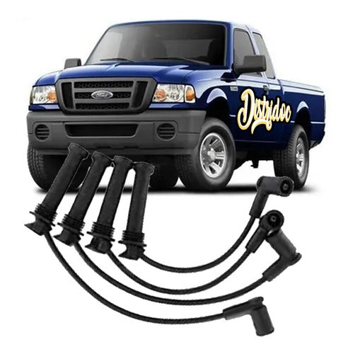 Motorcraft Ford Ranger 2.3 Spark Plug Cable by Indumag Prestolite - Set of 4 0