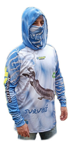 DAF OUTDOOR UV 40+ Fishing Shirt Surubi Fish 2